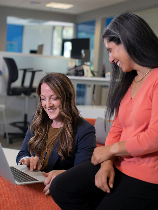 VALiNTRY accounting staffing agency team reviewing candidate timelines with a hiring leader