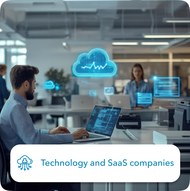 Technology and SaaS companies