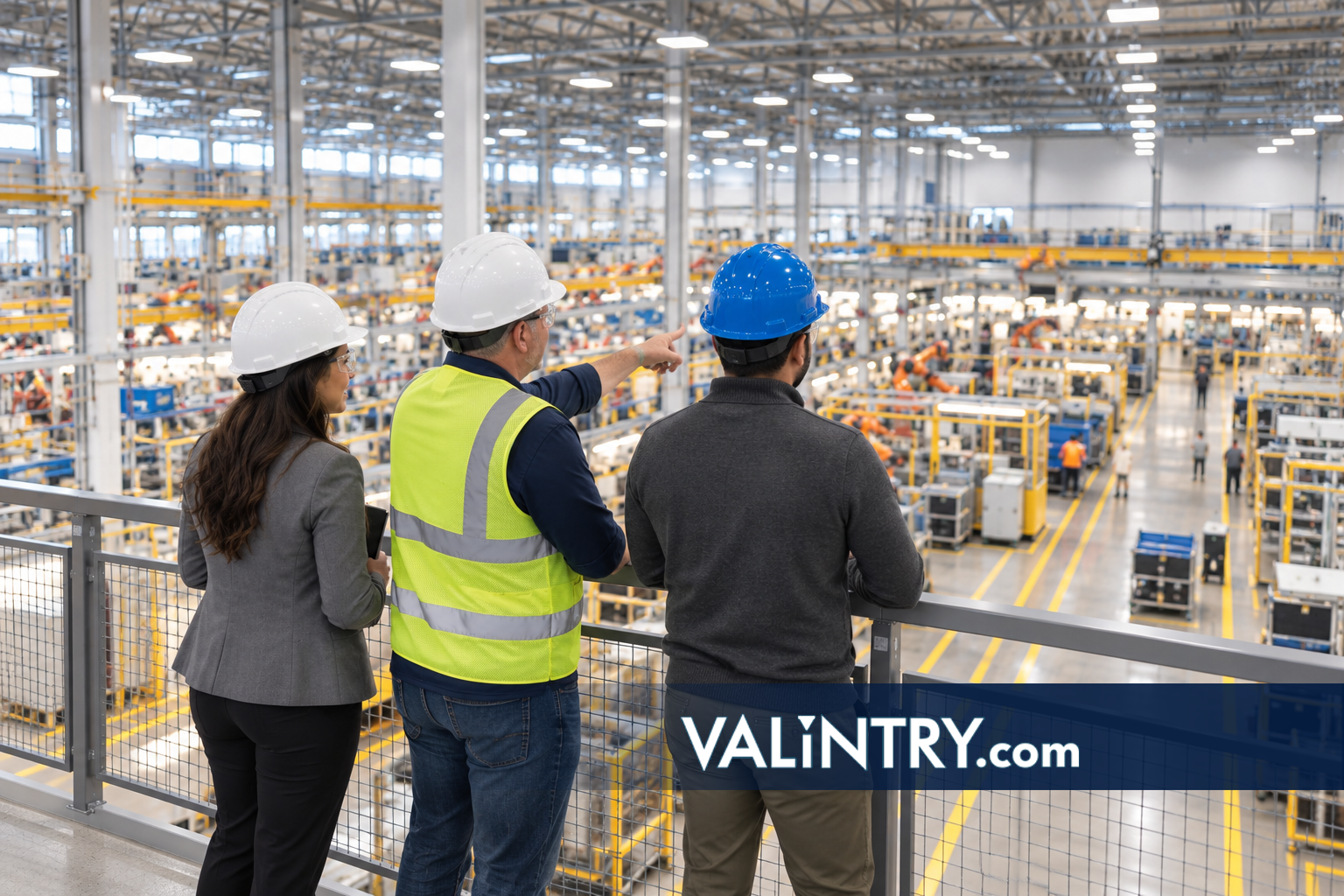 Best engineering staffing agencies study the plant floor with site leaders